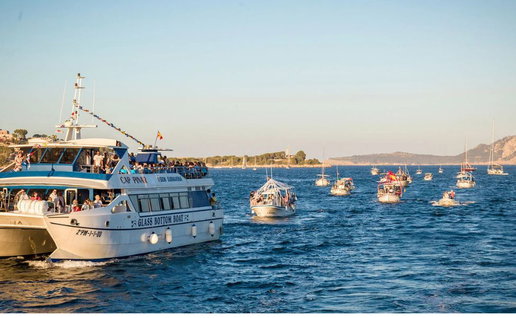 The festival honours the Virgin of Carmen, revered as the protector of fishermen