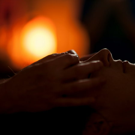 A woman receiving a massage.