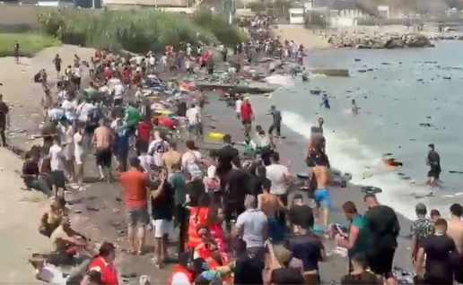 Police estimate 30,000 migrant arrivals in 24 hours as Spain deploys troops to Ceuta
