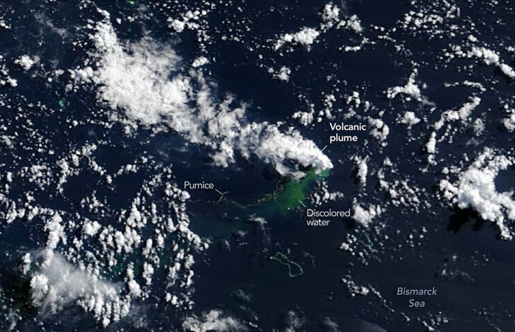 A new island could appear where there was only ocean just weeks ago
