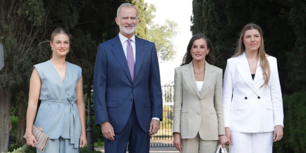Spain’s future queen Leonor supports sister at milestone royal moment