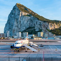 Gibraltar and BA plane