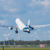 Airbus Privilege Style A330-200 lifting off from an airport
