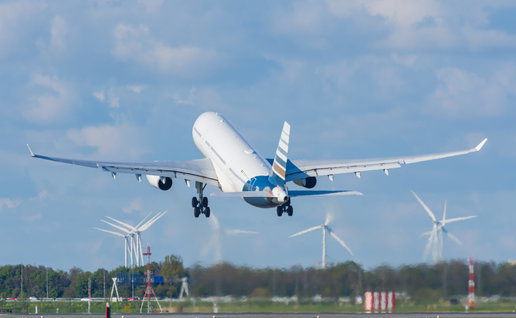 Airbus Privilege Style A330-200 lifting off from an airport