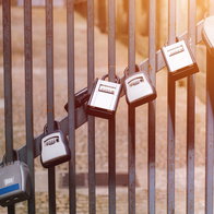 Key boxes for AirBnB-style tourist rentals