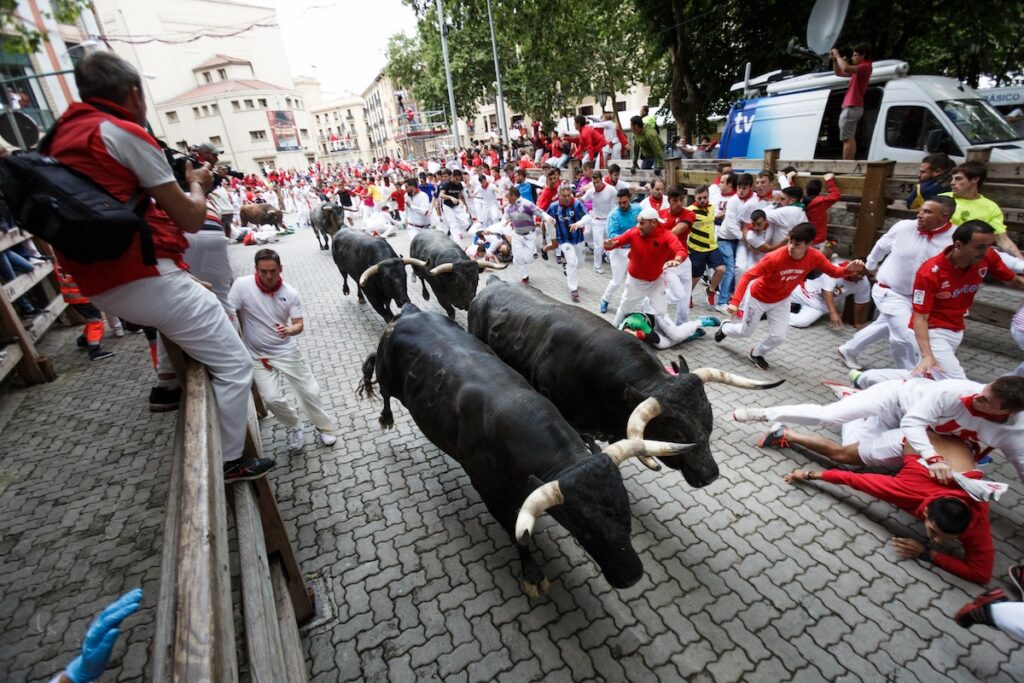 San Fermín, Spain’s famous bull run, is about to begin, but police are preparing for a different danger