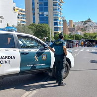 Guardia Civil on patrol in Benidorm.