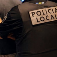 Tourist being arrested in Benidorm
