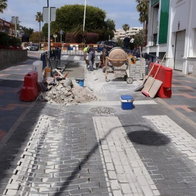 Street in La Cala next to La Tenencia de Mijas.
