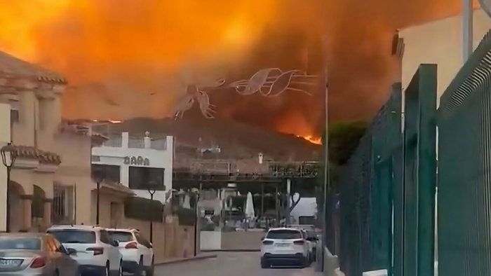 Los Gallardos blaze.