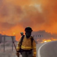 Wildfires in Almeria Province.