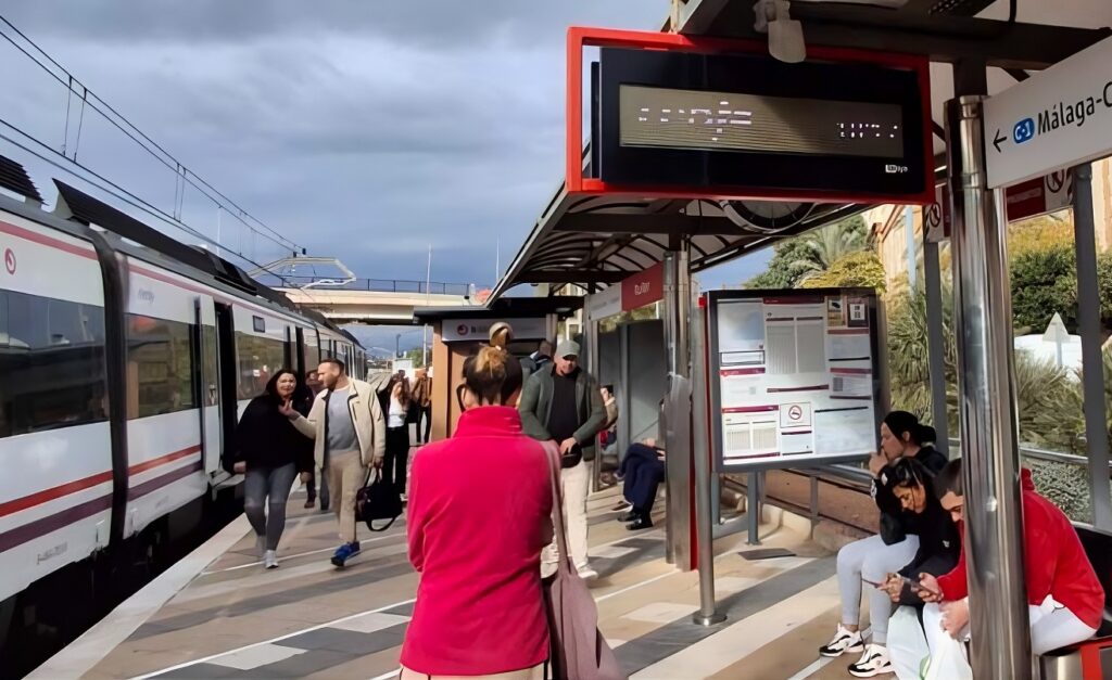 Start of improvements on Costa del Sol commuter train line