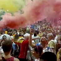 World Cup Street celebrations in Benalmadena.