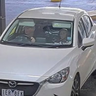 Colin and Claudette Geraghty escaping in their Mazda 2