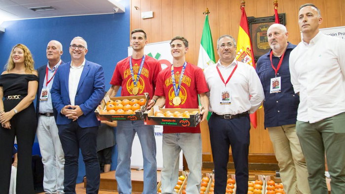 Spain's tastiest trophy: World Cup heroes rewarded with their bodyweight in tomatoes