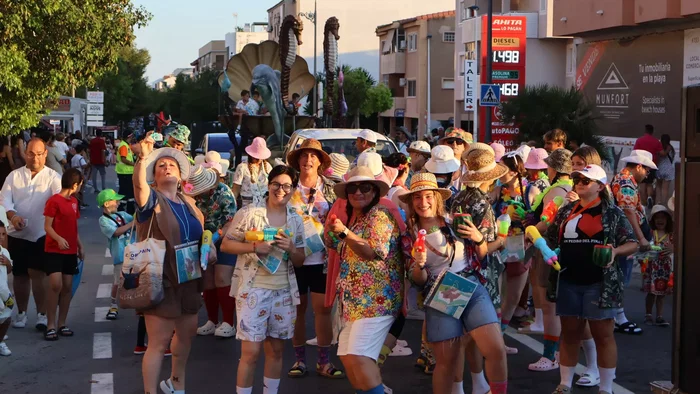 Participants in the parade.