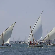 Sailboats.