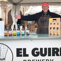 John Monk presents El Guiri beer.