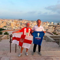 Jaime Dominguez arrives in Almeria.