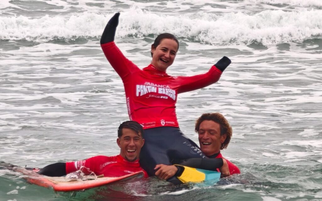 Marbella’s Sarah Almagro storms to victory at Pantin Classic adaptive surfing