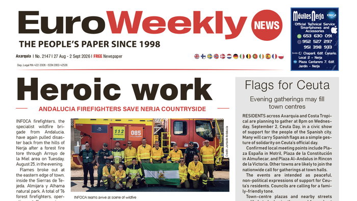 Axarquia 27 Aug – 2 Sep 2026 Issue 2147