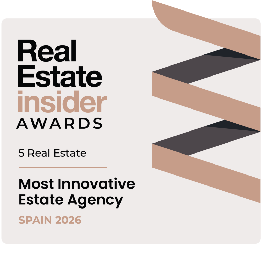 View of the Real estate insider award given to 5 Real Estate