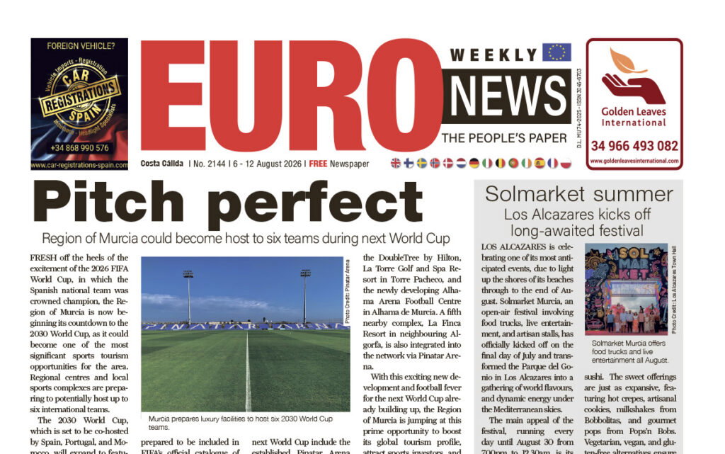 Costa Calida newspaper 6 - 12 Aug 2026