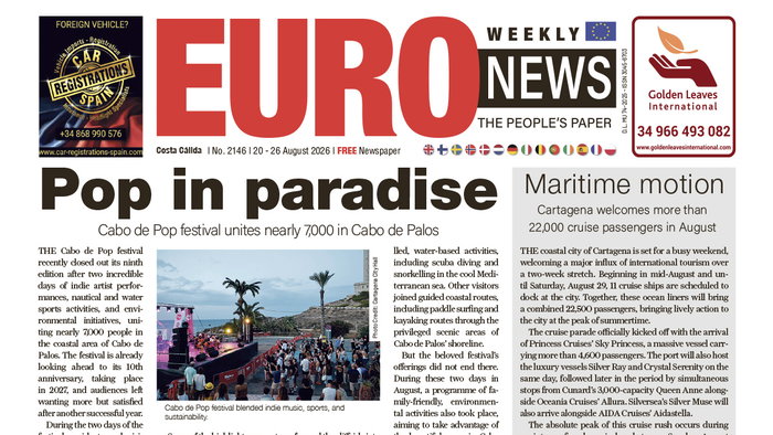 Costa Calida 20 – 26 August 2026 Issue 2146