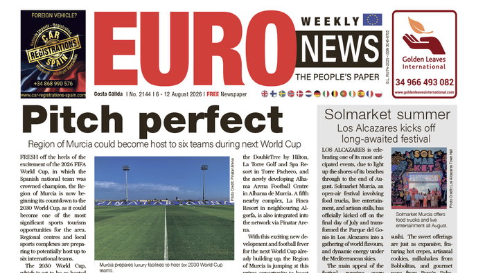 Costa Calida 6 – 12 August 2026 Issue 2144