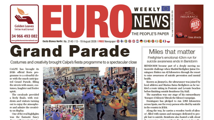 Costa Blanca North 13 – 19 August 2026 Issue 2145