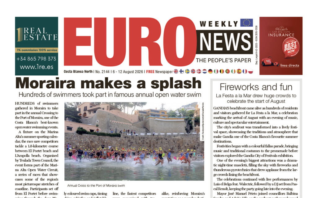 Costa Blanca North newspaper 6 - 12 Aug 2026
