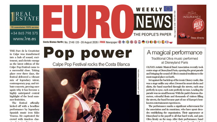 Costa Blanca North 20 – 26 August 2026 Issue 2146