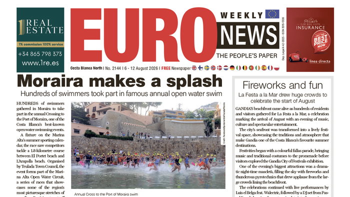 Costa Blanca North 6 – 12 August 2026 Issue 2144