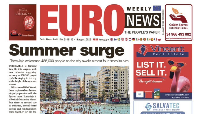Costa Blanca South 13 – 19 August 2026 Issue 2145