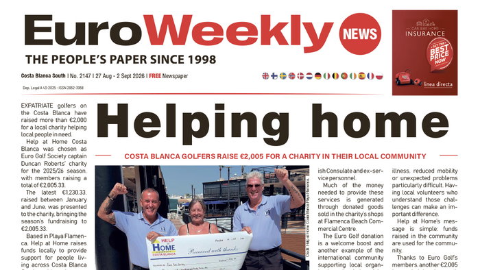 Costa Blanca South 27 Aug – 2 Sep 2026 Issue 2147