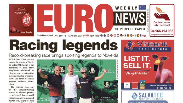 Costa Blanca South 6 – 12 August 2026 Issue 2144