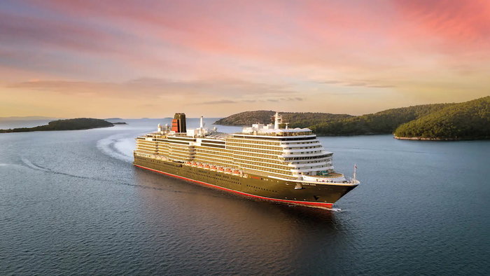 A cruise ship.