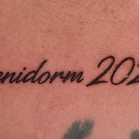 The ultimate souvenir of hols in Benidorm - A tattoo