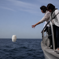 Final farewell at sea.