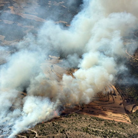 wildfires in Murcia