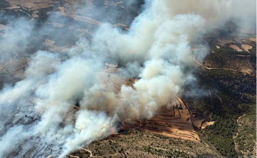 wildfires in Murcia