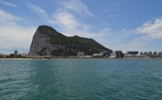 View of the Rock of Gibraltar