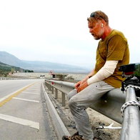 Karl Bushby in Bolu Province, Turkey.
