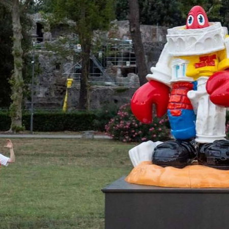 Lobsters art Pompeii
