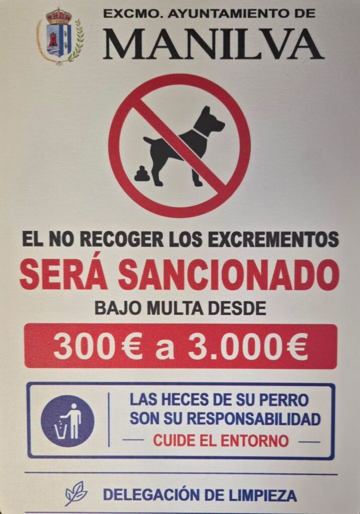Manilva dog signs