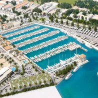 Drawings for new Motril marina project.