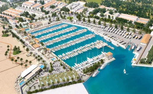 Drawings for new Motril marina project.