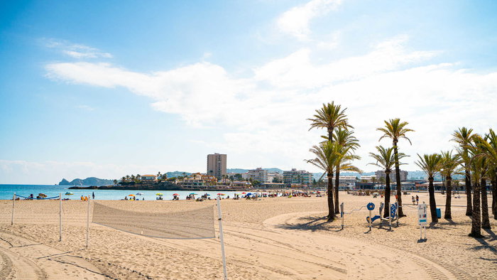 The beach.