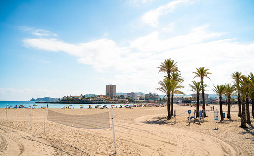 The beach.