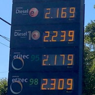 Repsol petrol station prices today.